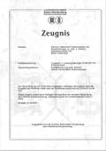 Zeugnis Brachytherapie